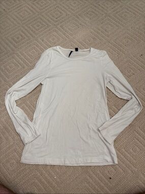 Classic Long Sleeve Tee in White